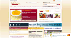 Desktop Screenshot of kulinarisvilag.hu