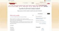 Desktop Screenshot of lassuetel.blog.kulinarisvilag.hu