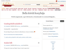 Tablet Screenshot of bella.blog.kulinarisvilag.hu